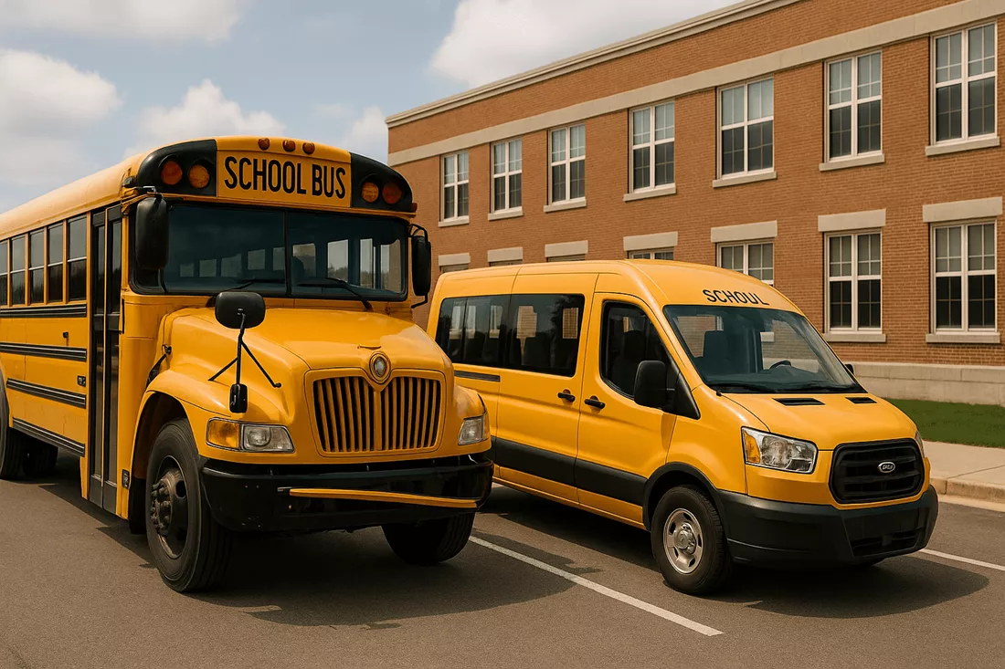 How School Activity Vans Are Different from Standard Buses