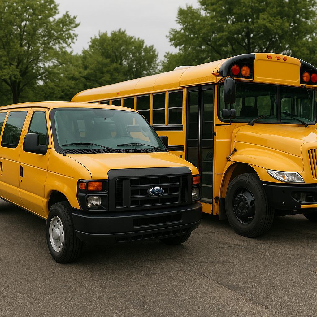 How School Activity Vans Are Different from Standard Buses