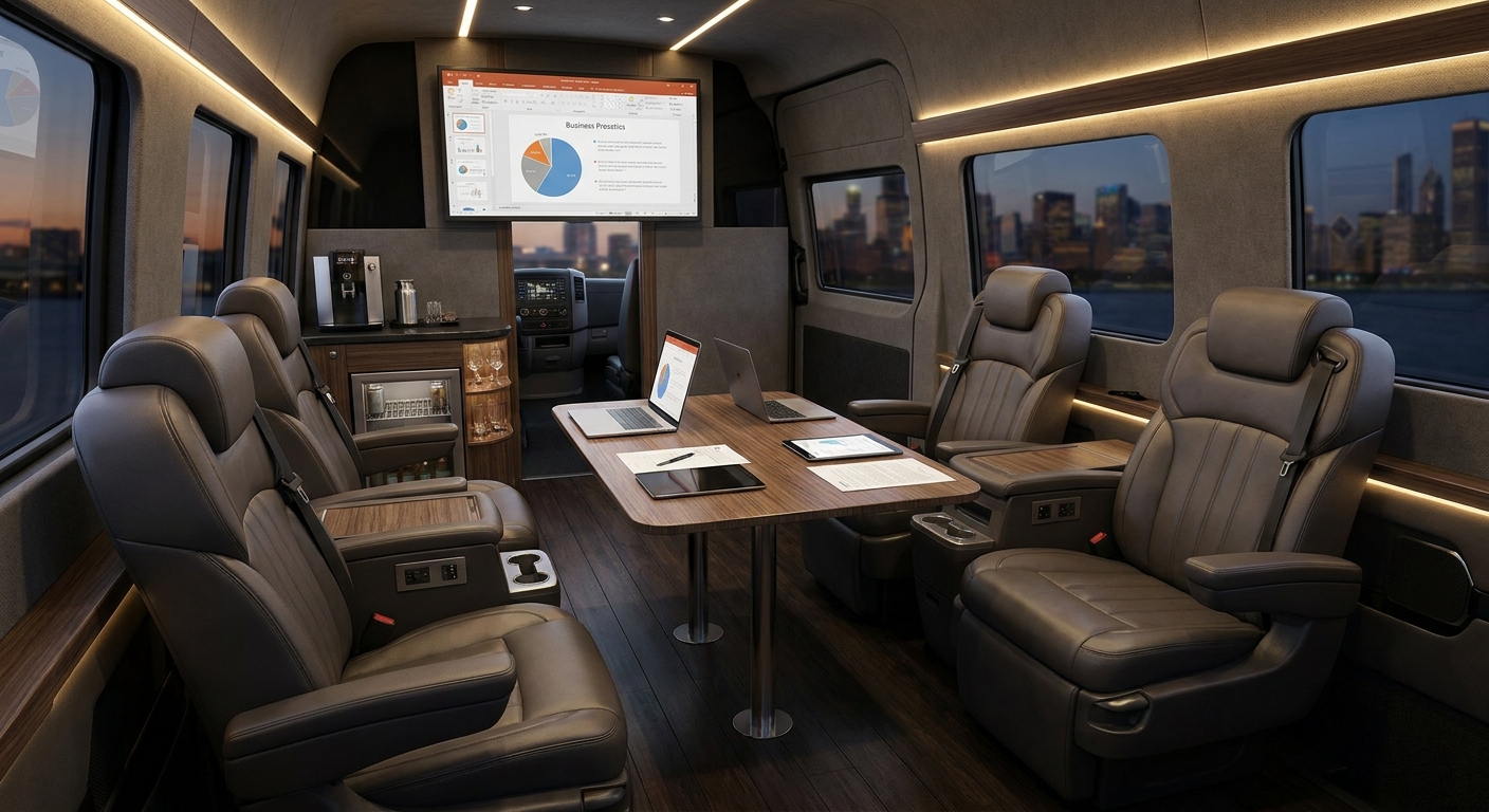 Can Executive Livery Vans Be Customized for Business Travel?