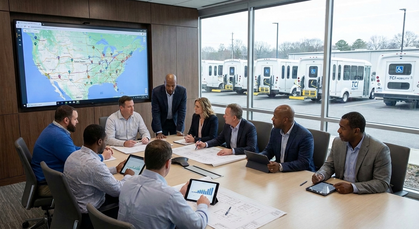 Fleet expansion with mobility vehicles across the country, compliance and logistics planning