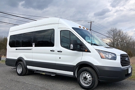 length of ford transit extended van