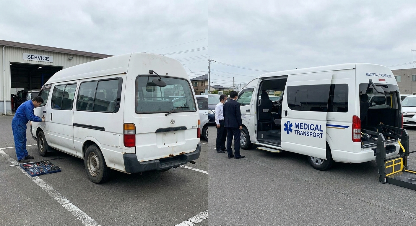 Medical transport vehicle replacement decision and timing