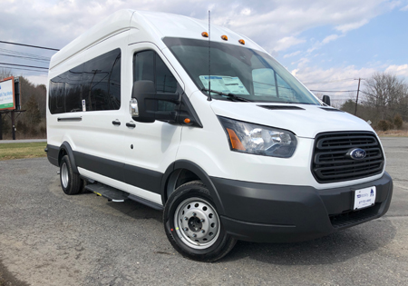 parked white van